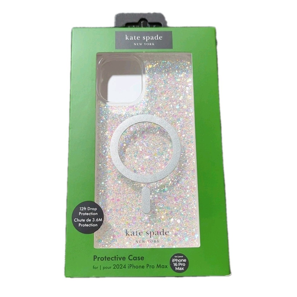 Nn8N Kate Spade NY Protective Magsafe Case For Apple iPhone 16 Pro Max - Glitter